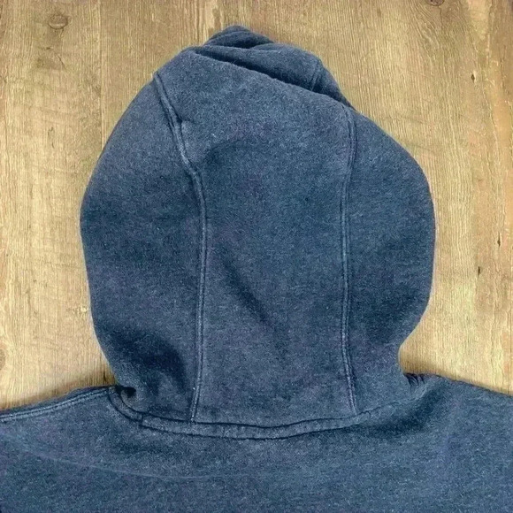 Nike Hoodie Sweatshirt Men's M Y2K Blue Label Heather Navy Blue Pullover - Picture 7 of 13